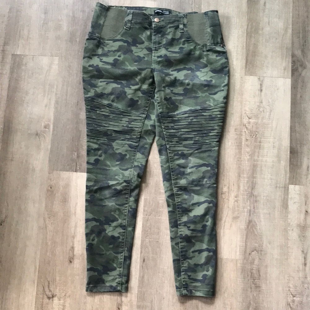 George maternity pants camouflage green